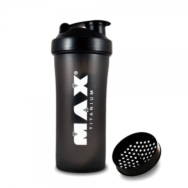 Coqueteleira 700ml preta Max Titanium