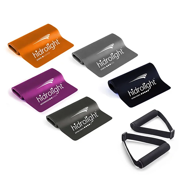 Faixa tpe kit 5 peças Hidrolight