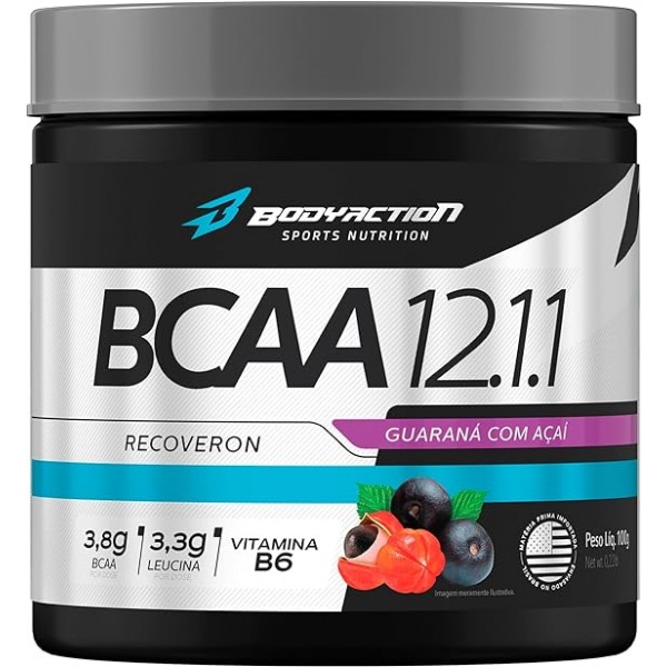 Bcaa 12:1:1 100g guaraná com açai Bodyaction