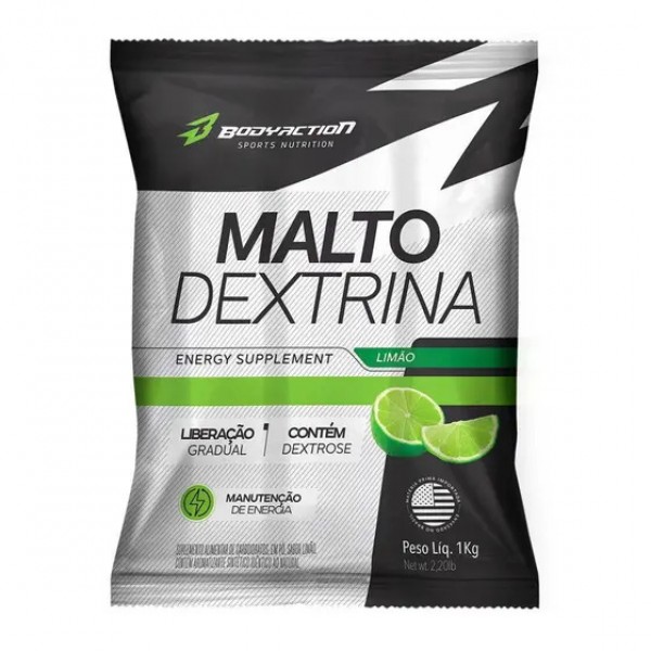 Maltodextrin 1kg Limão Bodyaction
