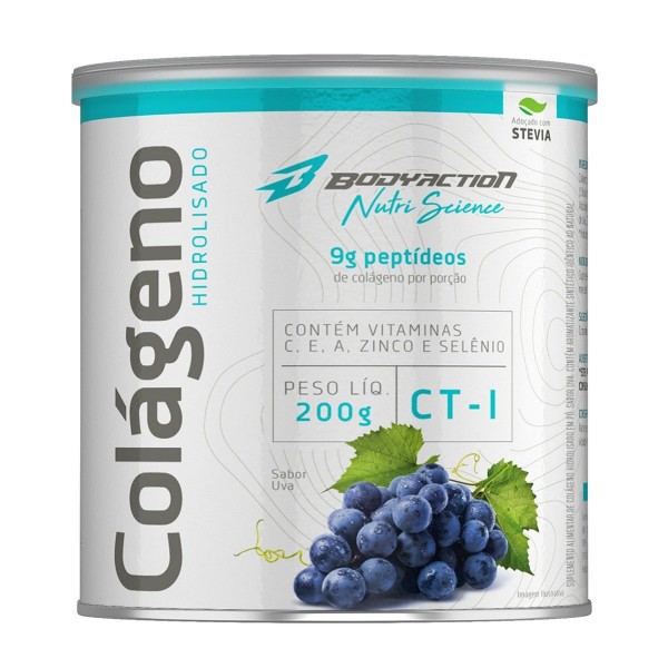 Colágeno 200g uva Bodyaction