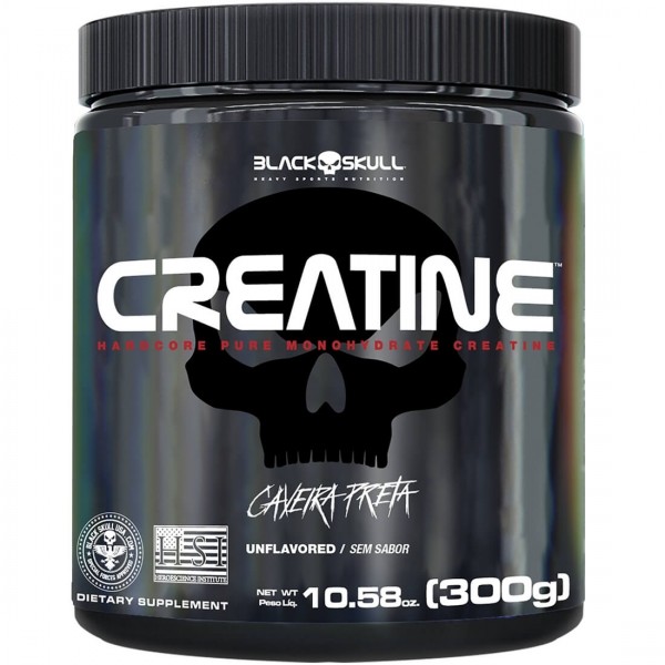 Creatina 300g Black Skull