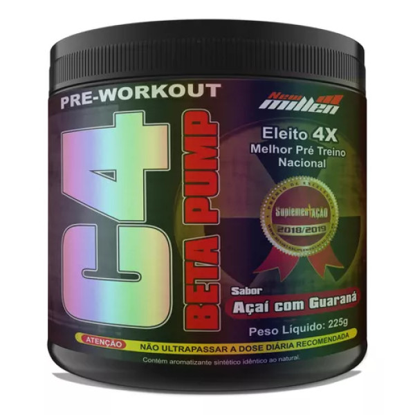 C4 Beta pump 225g Açaí com Guaraná New Millen