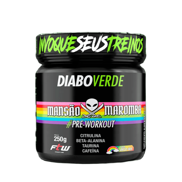 Diabo verde Mansão Maromba 250g arco iris FTW