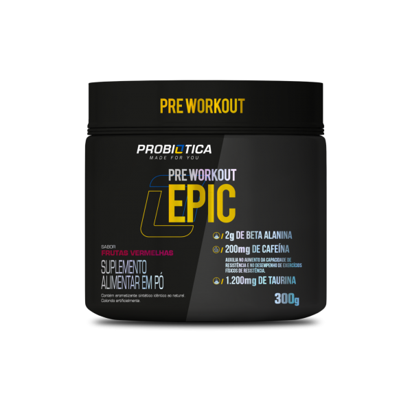 Epic 300g Frutas Vermelhas Probiótica 