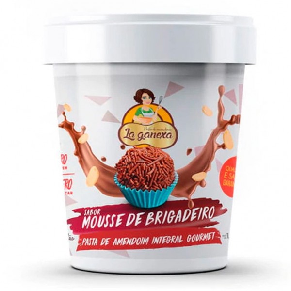 Pasta de Amendoin 1kg Mousse de Brigadeiro La Ganexa