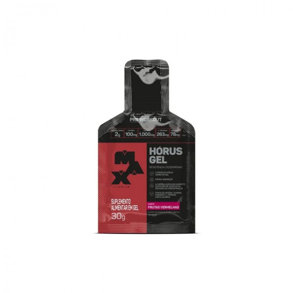 Horus gel 30g frutas vermelhas Max Titanium