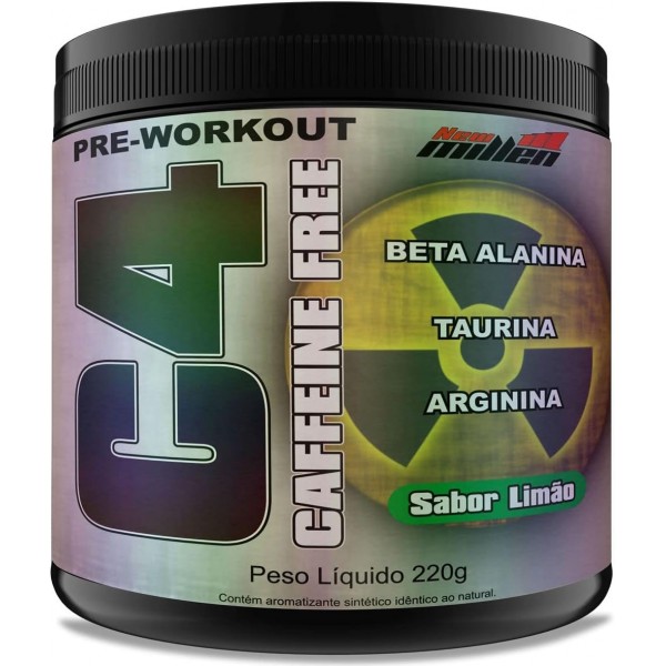 C4 Caffeine free 220g limao New Millen