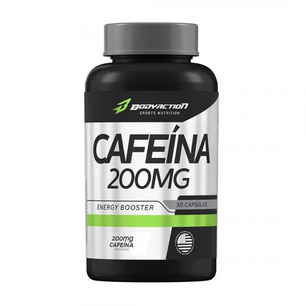 Cafeina 200mg 30caps Bodyaction