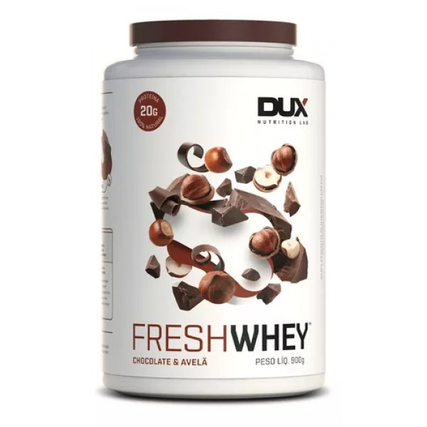 Fresh whey 900g chocolate belga e avelã Dux